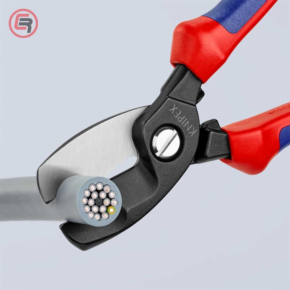 Knipex Škare Makaze Sa Dvostrukom Reznom Ivicom 200mm Za Kablove 70mm2 - 95 12 200 slika 4