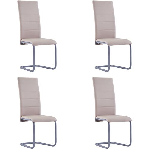 Konzolne blagovaonske stolice od umjetne kože 4 kom cappuccino slika 39
