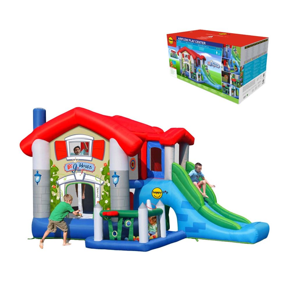 Happy Hop Igraonica na naduvavanje Big House, 455x330x265cm slika 10
