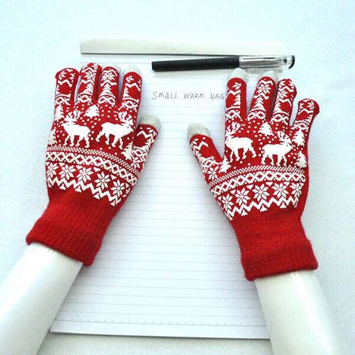 Glovi - udobne rukavice sa zimskim motivima slika 4