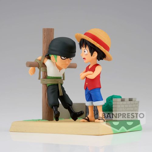 One Piece Log Stories Figura: Monkey D. Luffy i Roronoa Zoro 7cm slika 2