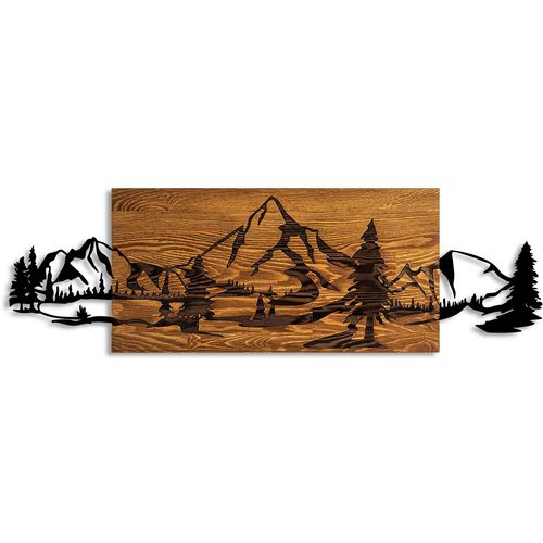 Mountain Range Walnut
Black Decorative Wooden Wall Accessory slika 5