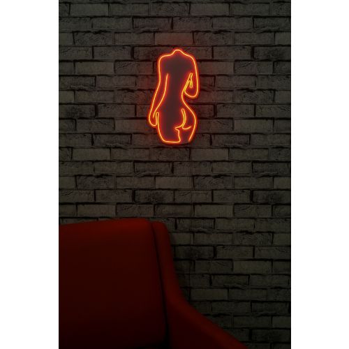 Wallity Ukrasna plastična LED rasvjeta, Sexy Woman - Red slika 12