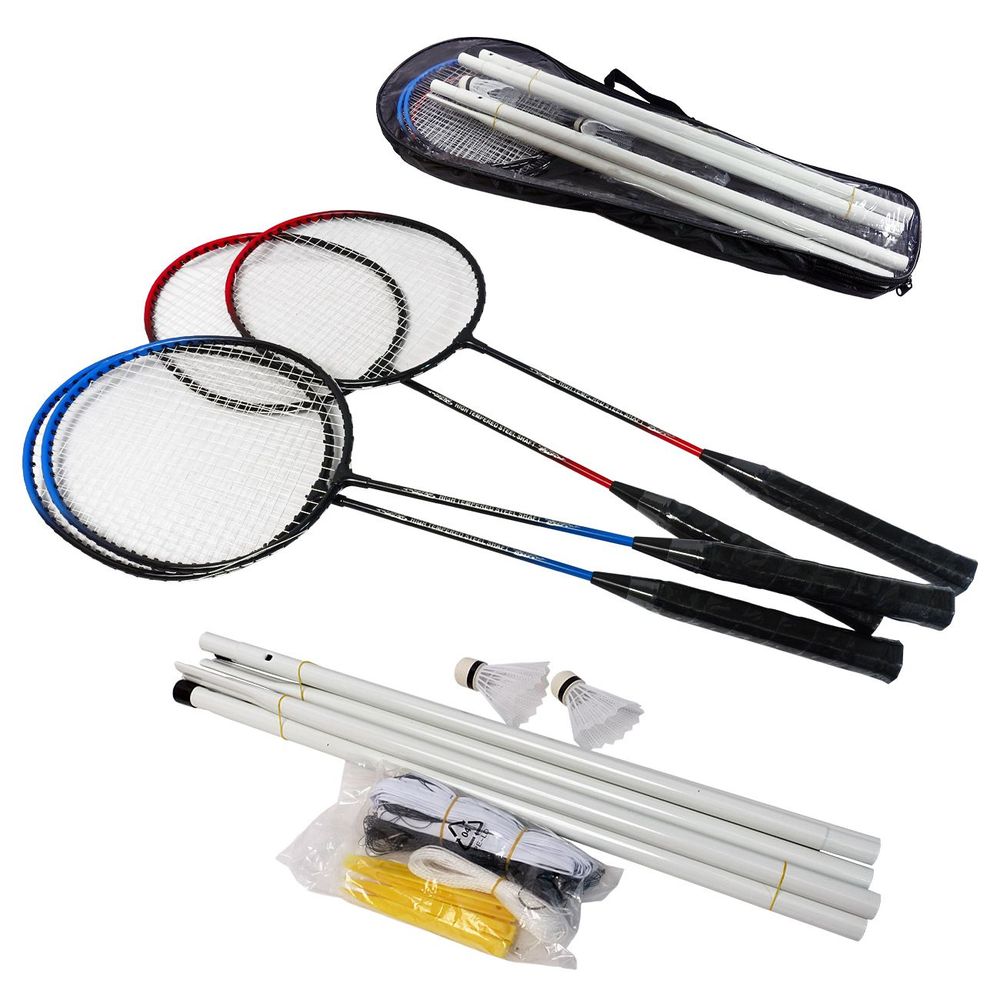 Set za badminton - Reketi + Loptice + Mreža slika 1