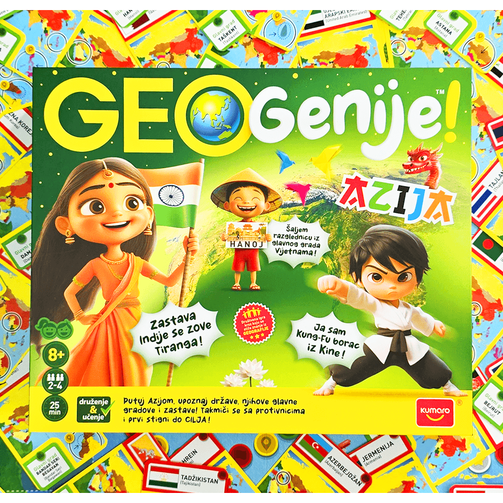 Kumaro Društvena igra Geo Genije! - Azija slika 2