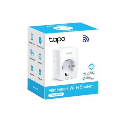 Pametna utičnica TP-LINK TAPO P100(1-PACK) Wi-Fi 2 4Ghz Max Load 10 A bela slika 2