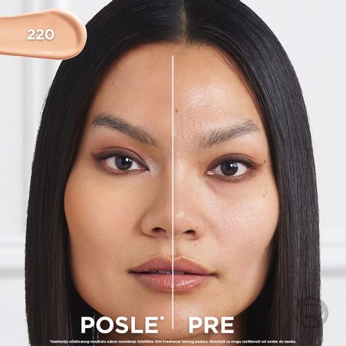 L'Oreal Paris Infaillible 32H Fresh Wear tečni puder 220 Sand slika 12