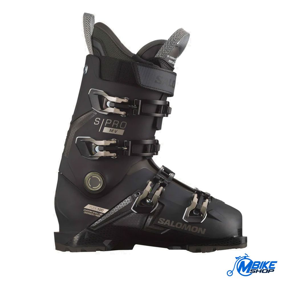 Salomon Pancerice S/Pro MV 100 GW Black/Titanium 1/Met. Beluga slika 1