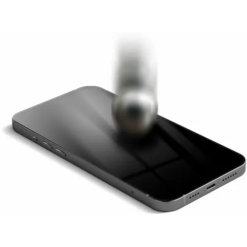 Forcell Flexible Nano Glass 5D za Samsung Galaxy S22 Ultra crni (Hot Bending) radi skener otiska prsta slika 4