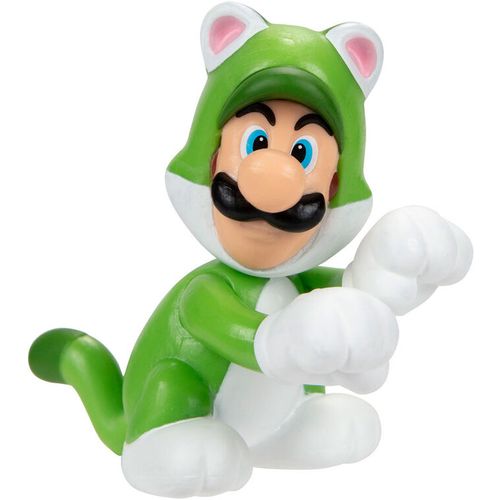 Nintendo Super Mario Cat Luigi figura 6,5cm slika 5