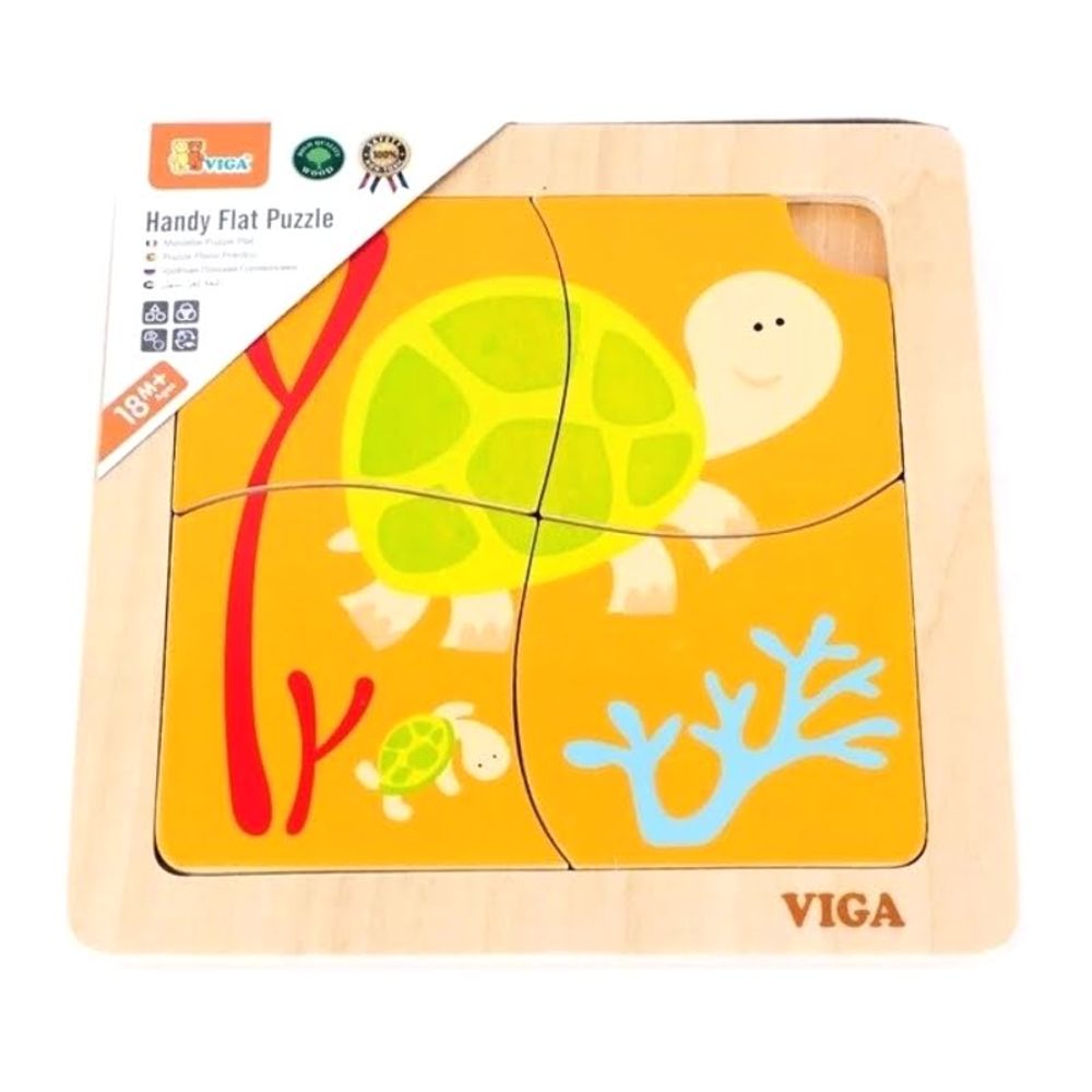 Viga Drvene puzzle kornjača slika 1