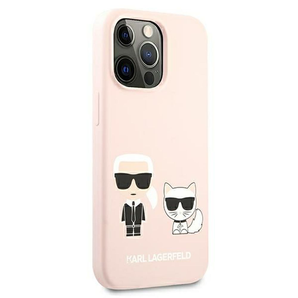 TPU Karl Lagerfeld maska za iPhone 13 Pro KLHCP13LSSKCI slika 3