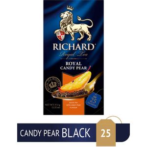 RICHARD Royal Candy Pear – Crni čaj sa aromom karamelizovane kruške 25 x 1,5g 111370