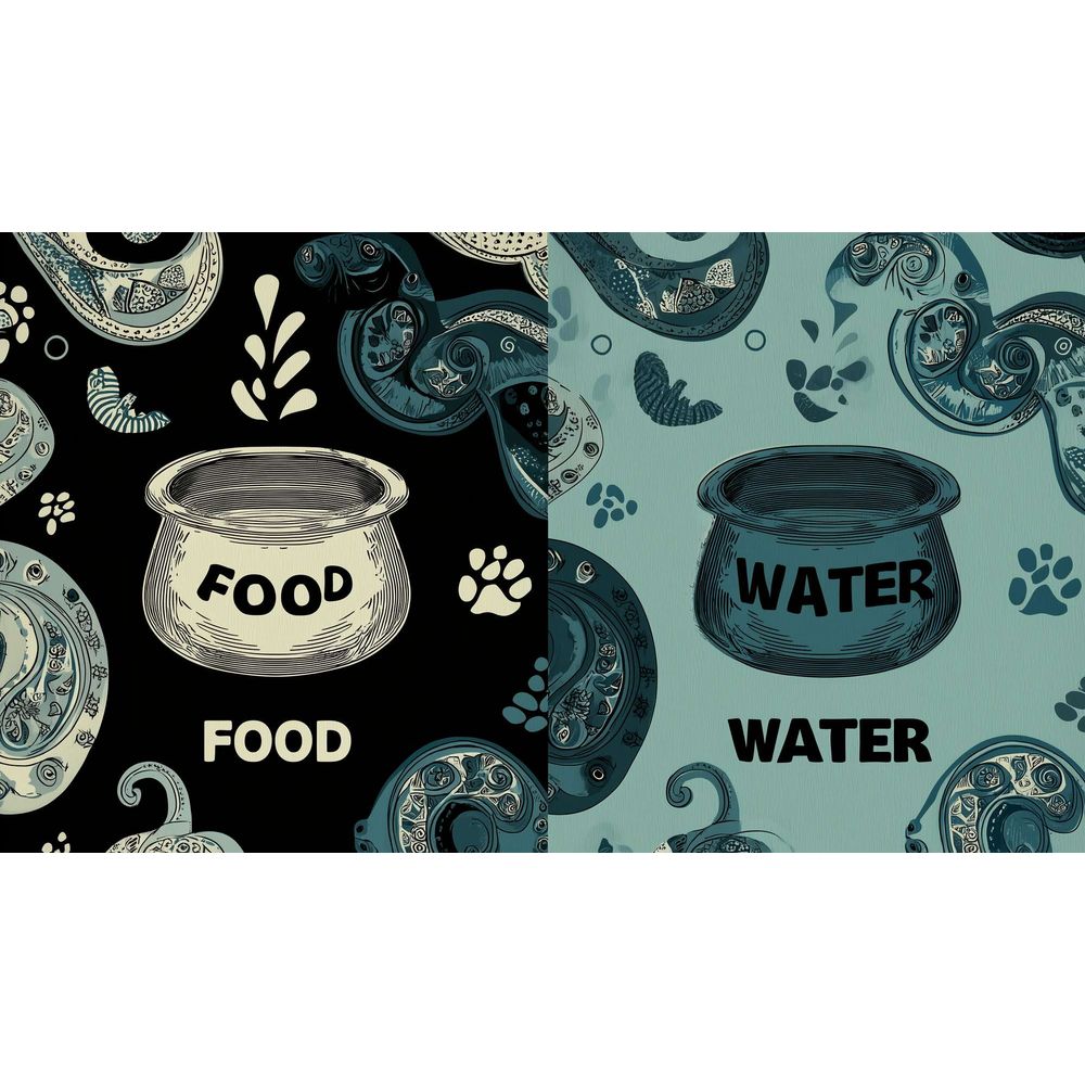 Pet feeding mat Paspet2 colours: Multicolor slika 2