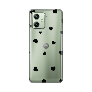 Torbica Silikonska Print Skin za Motorola Moto G54 Hearts