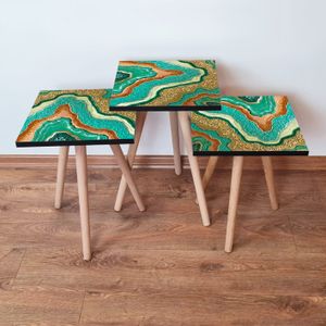 Nesting Table 3Shp279 - Višenamjenski Set Stolova (3 Komada)