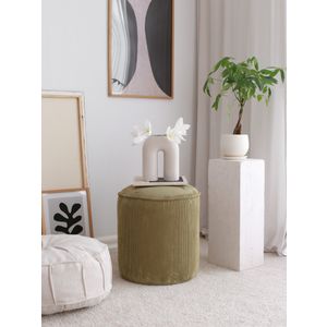 Teddy Fitilli - Khaki Pouffe