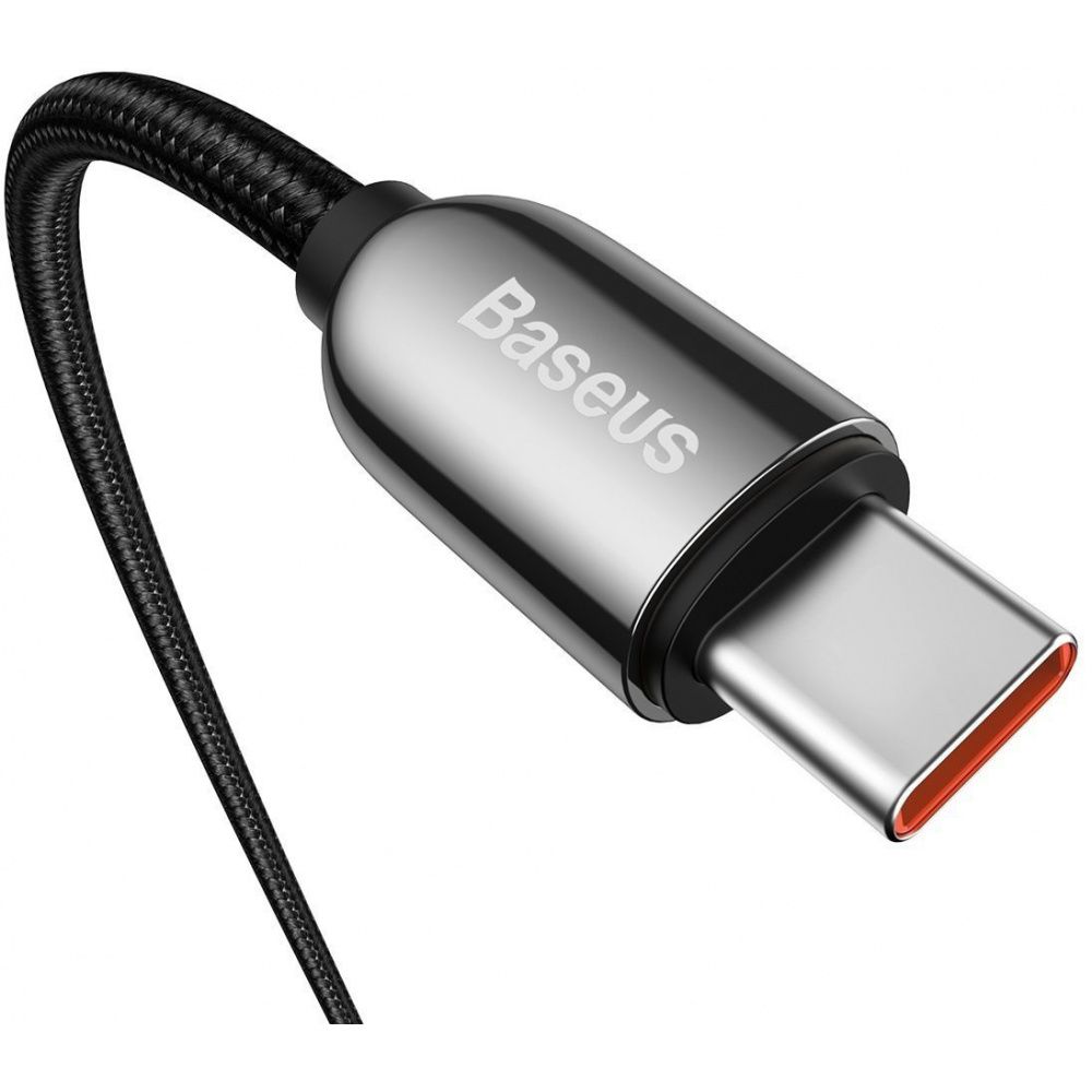 Baseus kabel usb-c to usb-c qc pd 100w 200 cm display black slika 4