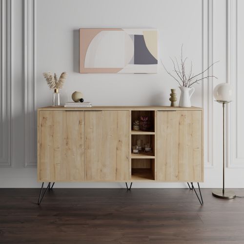 Woody Fashion Konzola, hrast, Clara Console - Oak slika 1