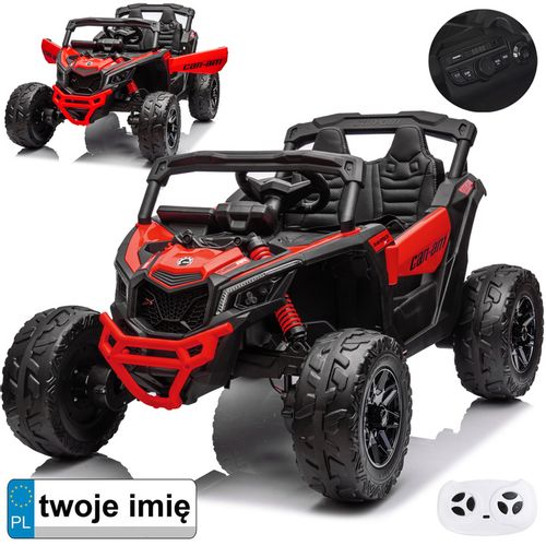 BUGGY 4x4 na akumulator 800W, crveni slika 1