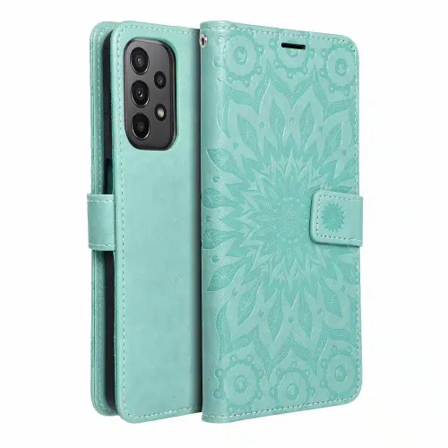 MEZZO Book case preklopna torbica za SAMSUNG GALAXY A23 5G mandala green slika 1