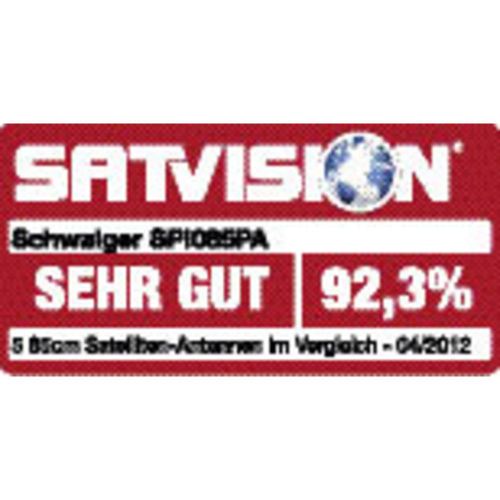 Schwaiger SPI085 satelitska antena 85 cm Material reflektirajuće površine: aluminij svijetlosiva slika 4