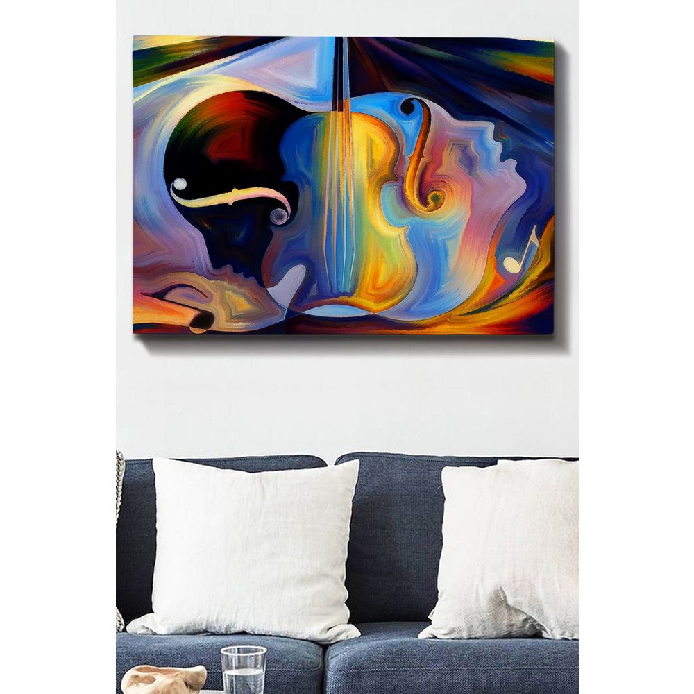 Šareno Dekorativno Platno (70 x 100 cm) - Model 106- izložbeni artikl (oštećena ambalaža) slika 1