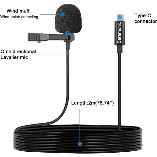 Saramonic mikrofon Best budget lavalier mic with USB Type-C connector LavMicro U3A slika 3