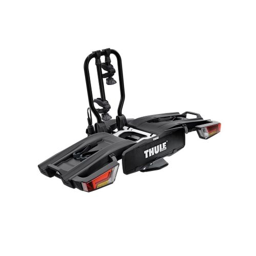 Thule EasyFold XT 2, 933B nosač bicikla na kuku crni za 2 bicikla s torbom slika 12