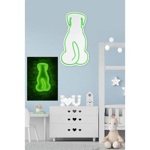 Wallity Ukrasna plastična LED rasvjeta, Doggy - Green slika 11