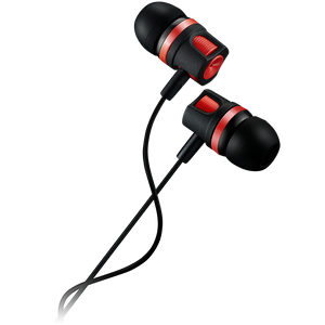 Canyon EP-3 Stereo earphones with microphone, Red