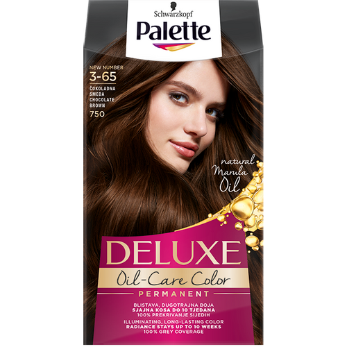 PALETTE DELUXE boja za kosu 3-65 (750) Čokoladno smeđa  slika 1