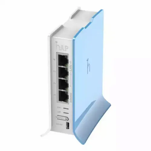 MikroTik RB941-2nD-TC hAP lite WiFi 2.4GHz ruter 300Mb/s 802.11n MIMO sa 4x10/100Mb/s LAN/WAN, VPN r slika 1