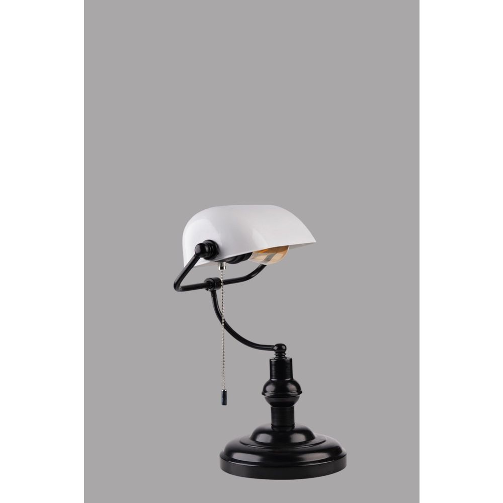 8897-8 Bijela i Crna Stolna Lampa slika 3