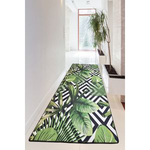 Conceptum Hypnose  Tropic Djt   Multicolor Hall Carpet (80 x 200)