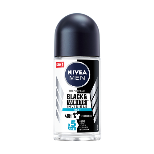 NIVEA Men Black&White Fresh dezodorans roll-on 50ml slika 1