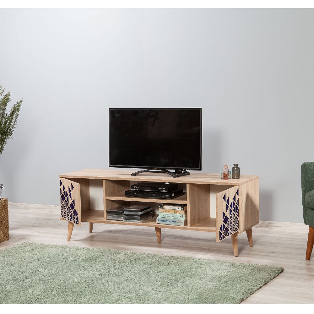 TV Stalak Truva-123 u boji sonoma hrasta slika 5