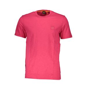 HUGO BOSS MEN'S SHORT SLEEVE T-SHIRT PINK