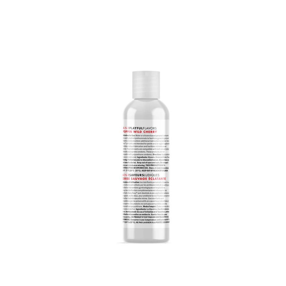 Swiss Navy 4 u 1 lubrikant s okusom divlje trešnje Poppin - 30 ml slika 2