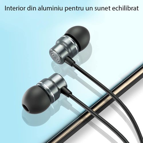 Yesido - Stereo slušalice (YH32) - Jack 3,5 mm s mikrofonom, 1,2 m - crne slika 3