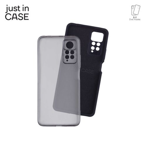 2u1 Extra case MIX paket CRNI za Redmi Note 11 pro slika 3