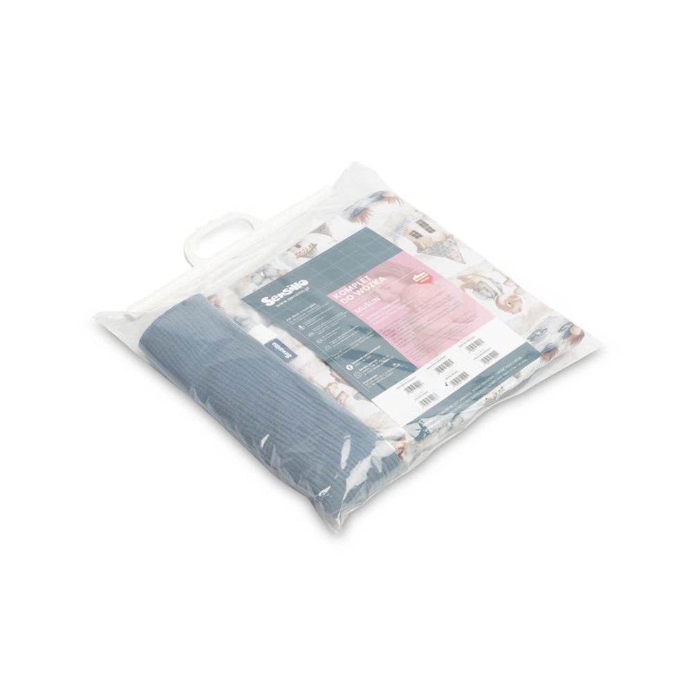 Muslin komplet kolica - dragons jeans slika 4