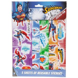 DC Superman Paket Naljepnica - 5 Listova