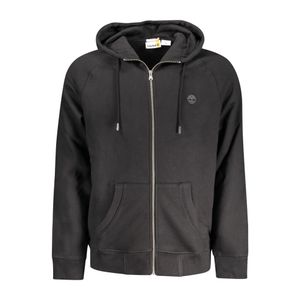 TIMBERLAND MEN'S BLACK ZIP-UP SWEATSHIRT