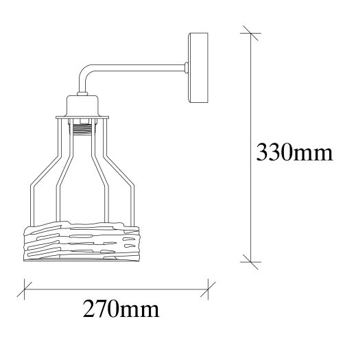 Opviq Zidna lampa, 892OPV1299 slika 3