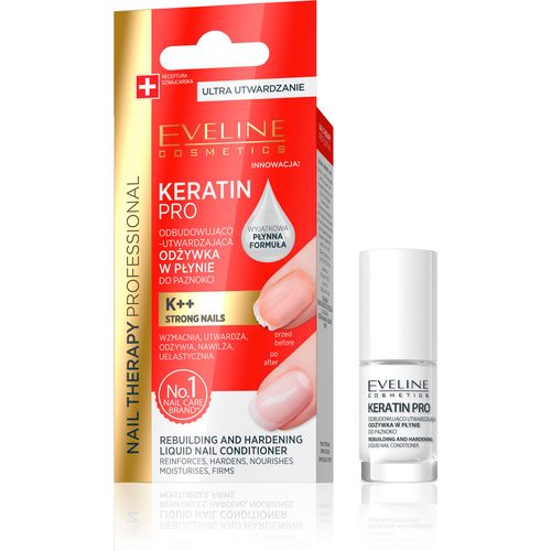 Eveline lak za nokte nail therapy serum za nokte keratin pro slika 1