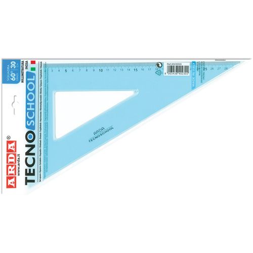 ARDA trokut  tecnoschool 30cm/60° blister 40230ss slika 1