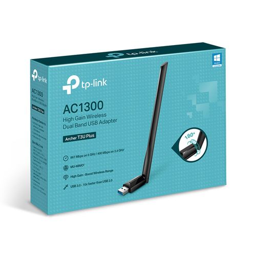 TP-LINK Archer T3U Plus AC1300 High Gain Wireless Dual Band USB Adapter slika 3