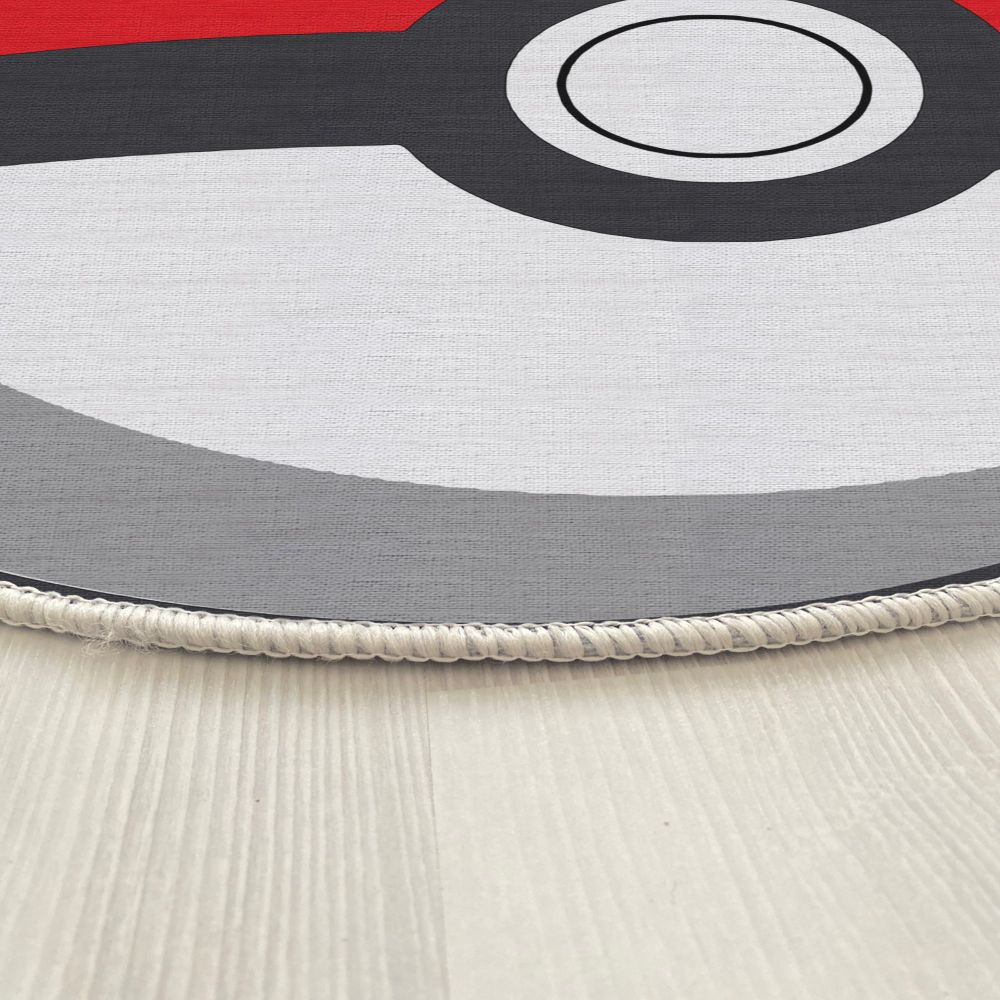 Tanki višebojna podloga sa digitalnim printom POKEMON LOPTA (100 x 100 cm) Woopamuk155 - izložbeni artikl (oštećenja ambalaža) slika 4