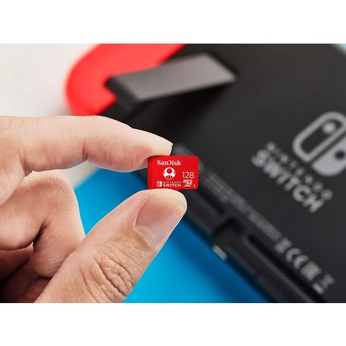 SanDisk microSDXC kartica za Nintendo Switch, 128GB, do 100MB/s čitanje, 60MB/s pisanje, U3, C10, A1, UHS-1 slika 2